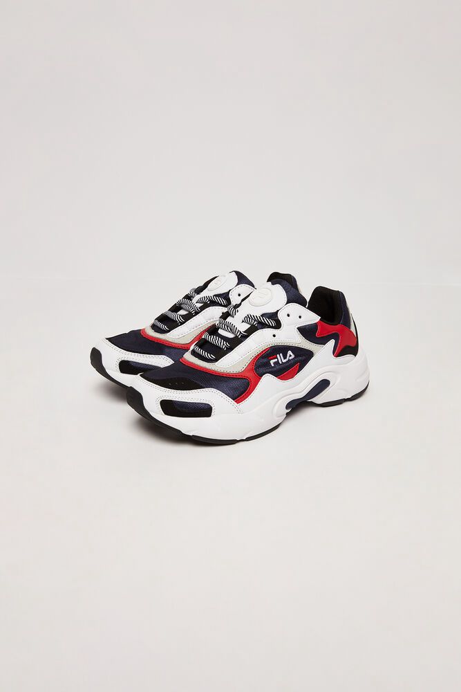 Fila Luminance Trainers Navy/Red/White - Womens - 75184JQME